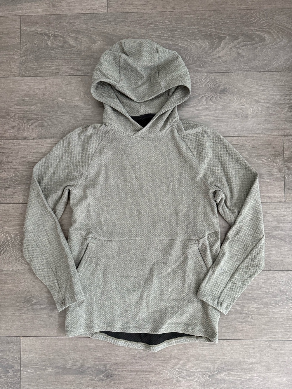 Men's Hooded Pullover Sweatshirt - Light Gray sweater S small